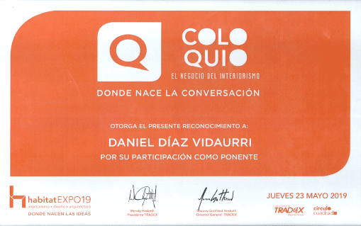 Tendencia Habitat Coloquio El Negocio del Interiorismo